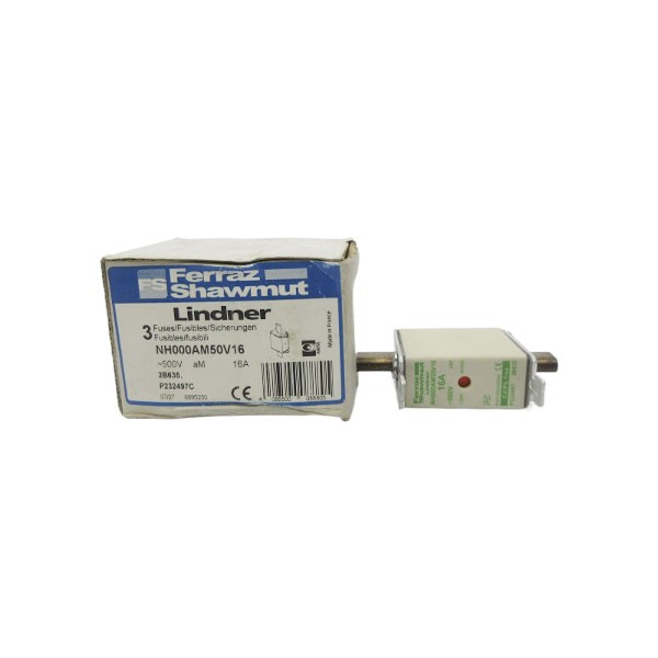 Ferraz Shawmut Nh000Am50V16 500V 16A (Pkg Of 3) Nsmp