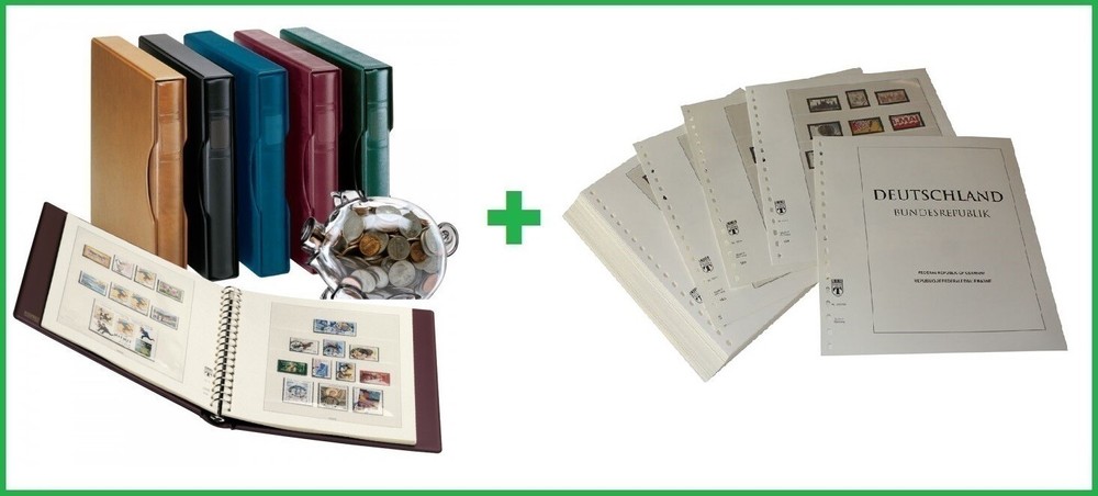 Lindner 120B-90-1124V-G Album Green T120B-90 Germany 1990-1994