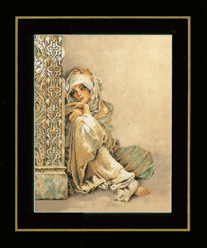 Arabian Woman Counted Cross Stitch Kit for Beginners