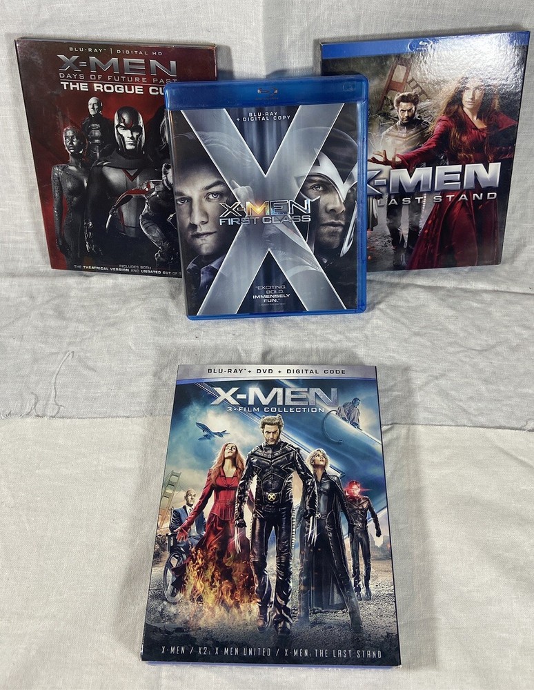 X-men Movie Collection Blue ray