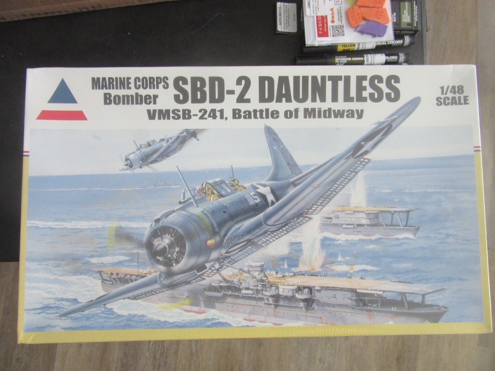 Accurate Miniatures 1/48 scale SBD-2 USMC  (JH)-image
