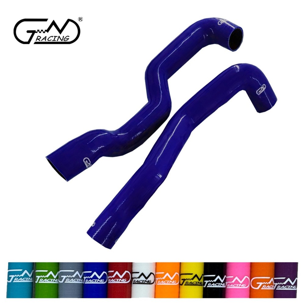 Fit 2007-2016 Land Rover Defender 2.4 Tdci Puma Silicone Radiator Hoses Kit Blue