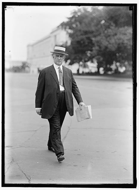 Charles Fletcher Johnson Maine Senator 1913 Portrait Walking Hat Suit