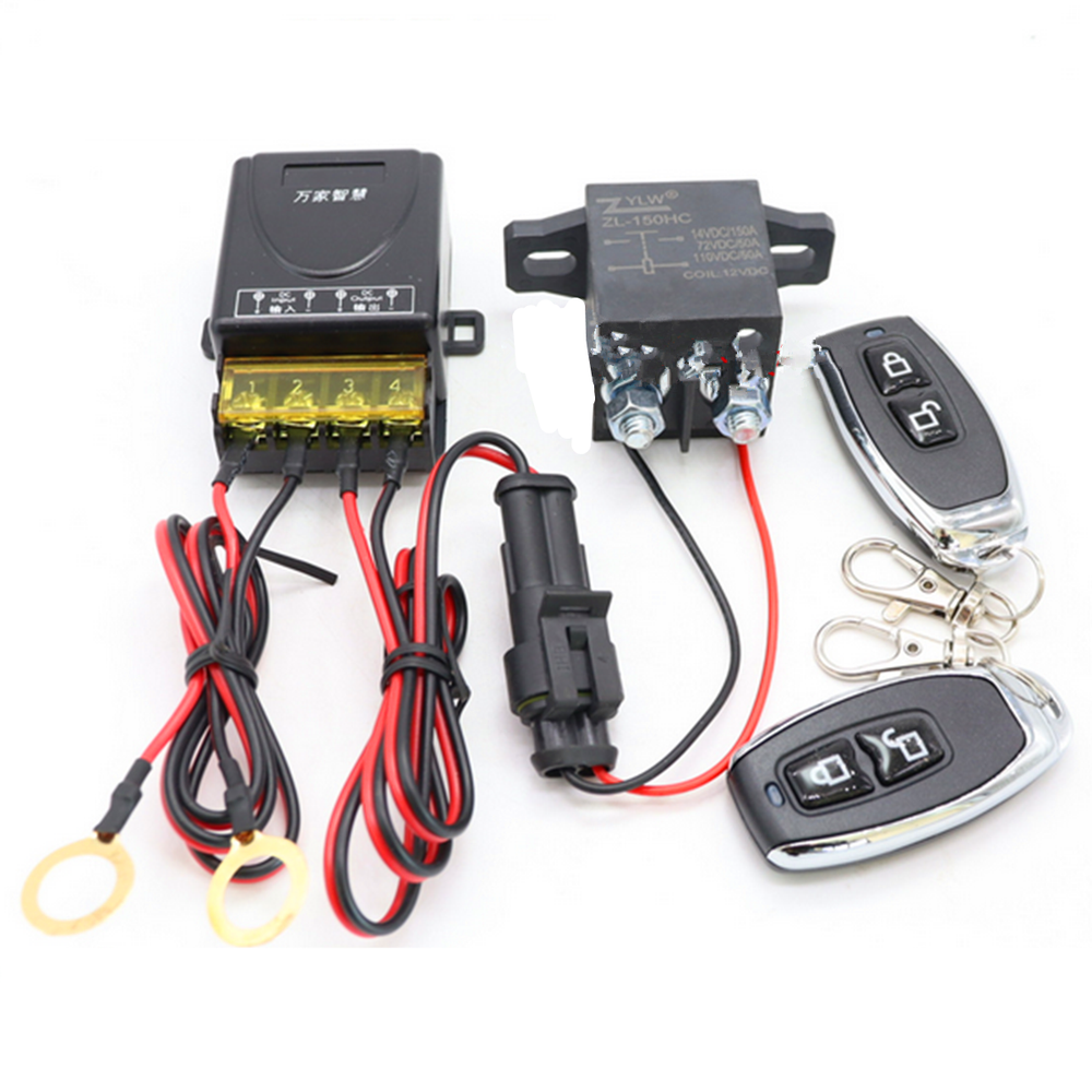 Wireless Remote Control Battery Disconnect Switch for Cars