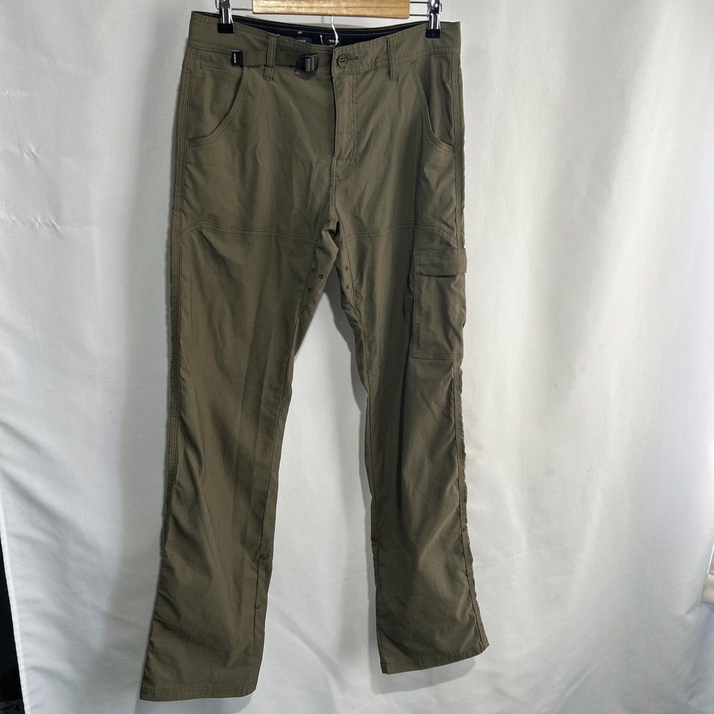 Prana Zion Zion Pants II Stretch Men 30x34 UPF Roll Up