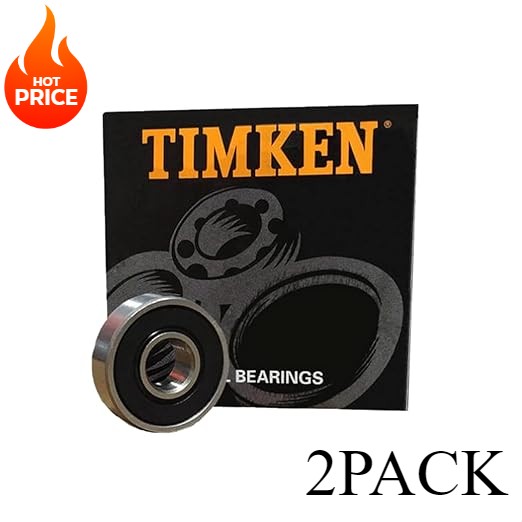 USA (2PACK) TIMKEN 608-2RS 8X22X7mmPrecision Rotating Quiet High Speed Bearings