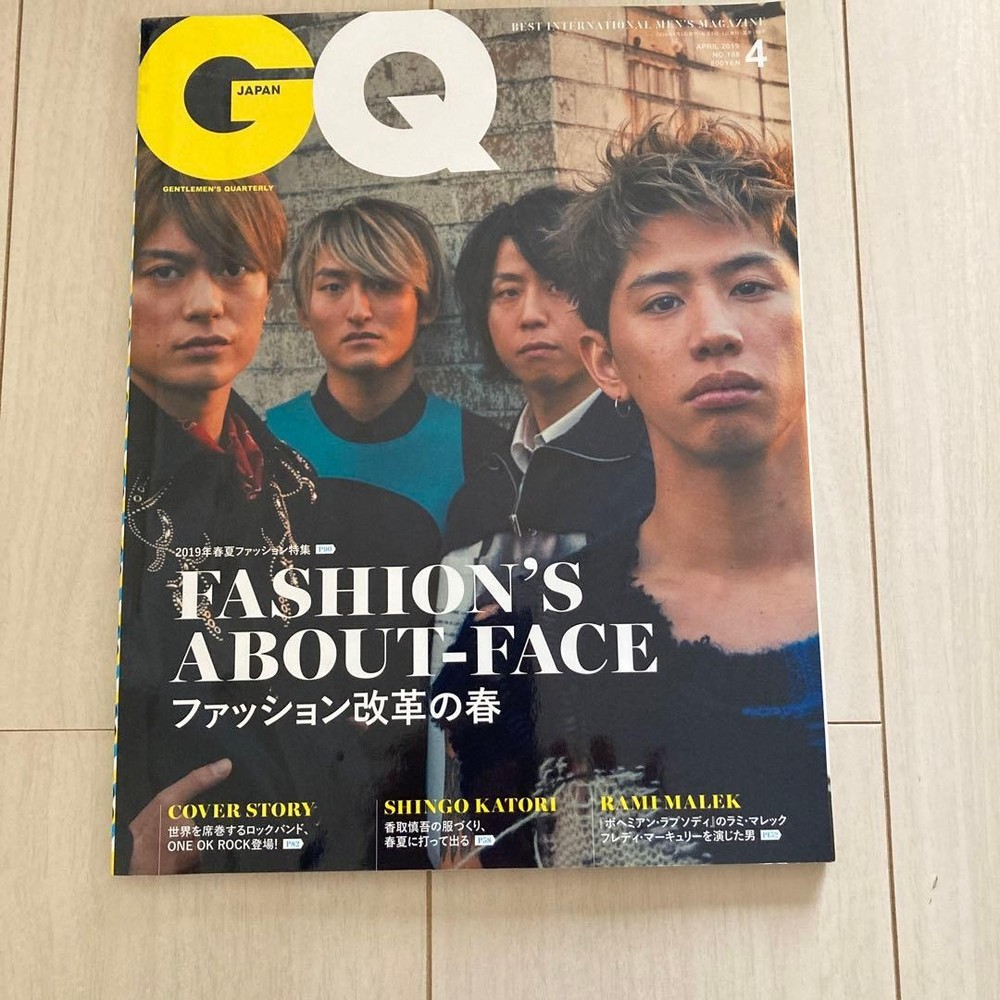 GQ JAPAN April 2019 Issue ONEOK ROCK Featured Magazine