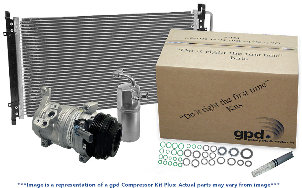 New A/C Compressor with Installation Kit by Global Parts Distributors 9621241A