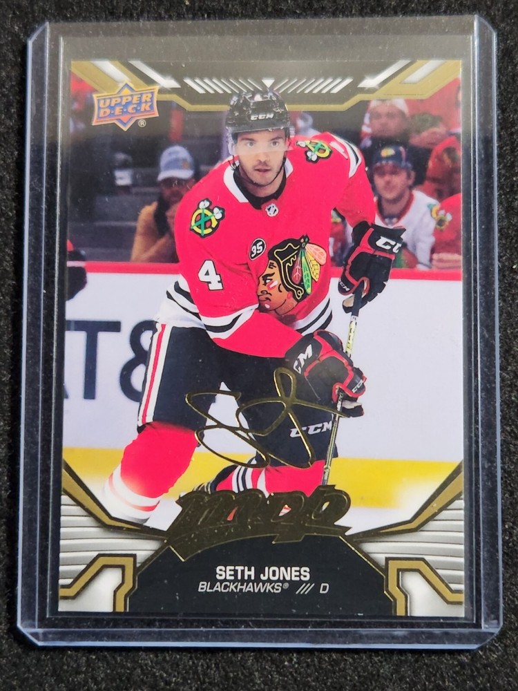 2022-23 Upper Deck MVP Gold Script Seth Jones Chicago Blackhawks Hockey Card #44