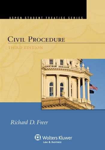 Civil Procedure (Aspen Student - Paperback, by Freer Richard D. - Acceptable n