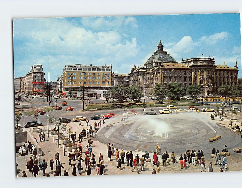 Postcard Karlsplatz Munich Germany