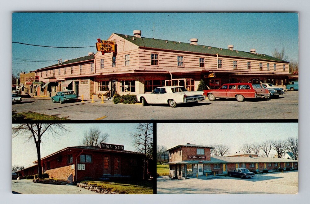Des Moines IA-Iowa, McNeal Hi-Way Hotel Motel, Advertising, Vintage Postcard