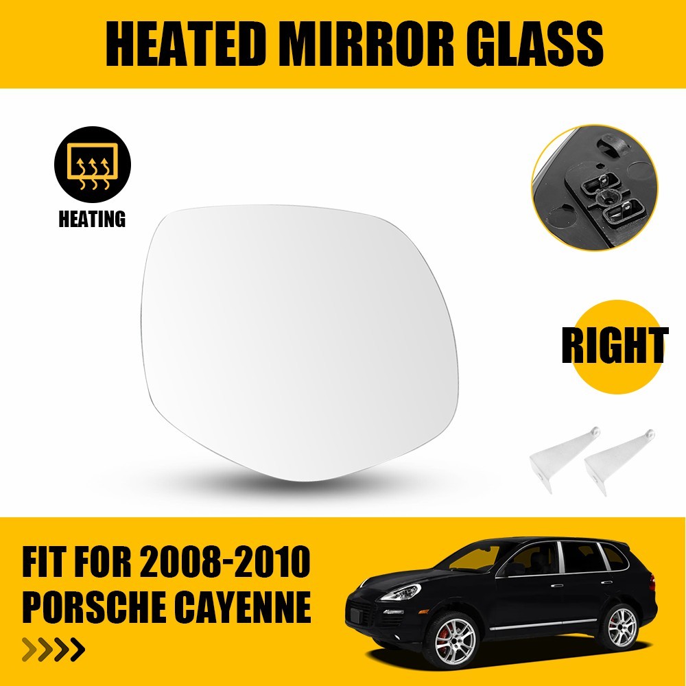 Fit Porsche Cayenne 2008-2010 Right Passenger Side Heated Mirror Glass OEM Spec