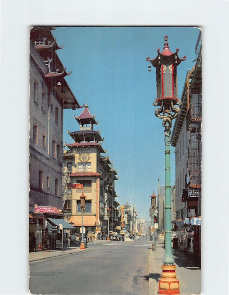 Postcard Chinatown San Francisco California