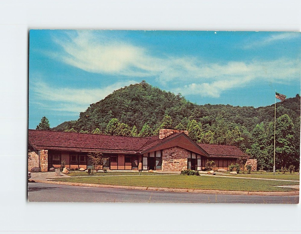 Postcard Sugarlands Visitor Center Great Smoky Mountains National Park USA