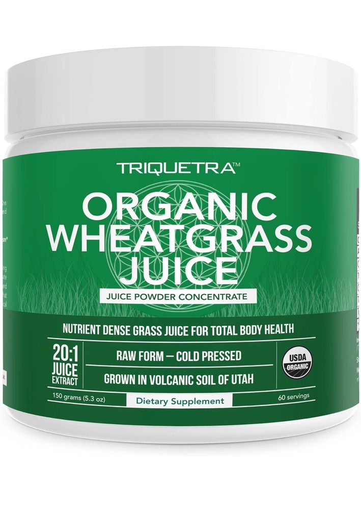 Organic Barley Grass Juice Powder - Grown in Volcanic Soil of Utah - Raw & Bi...