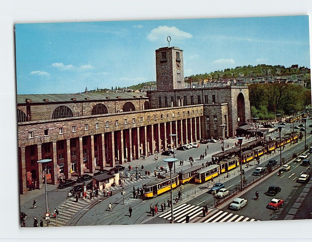 Postcard Hauptbahnhof Stuttgart Germany