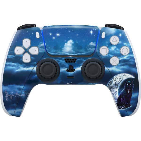 Fantasy & Dragons PS5 Controller Skin - Celtic Black Cat