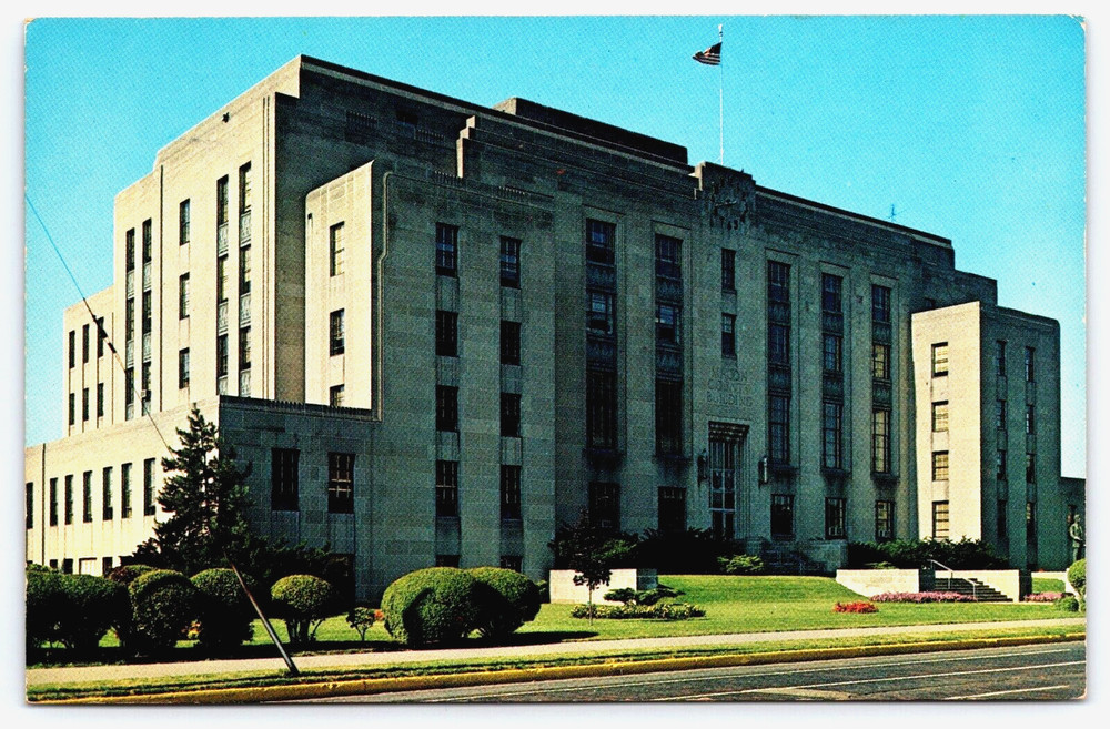 Vintage Photo Postcard Picture Decatur Illinois Macon County Courthouse Building
