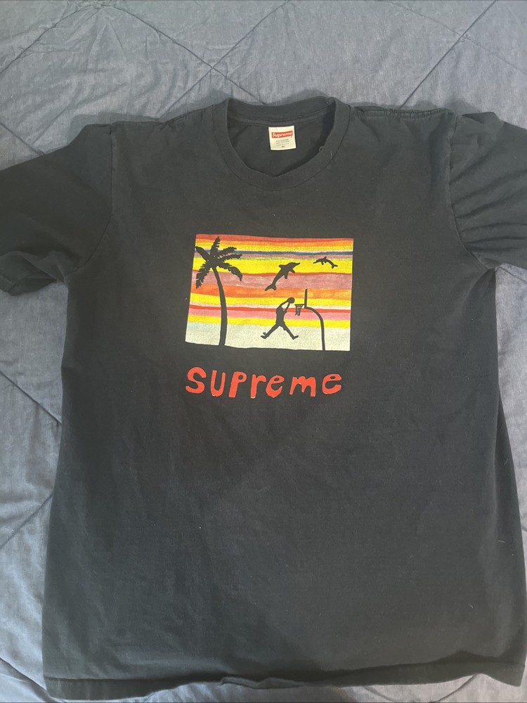 Supreme Basketball Tee Shirt Size S Gently Used 100% Authentic