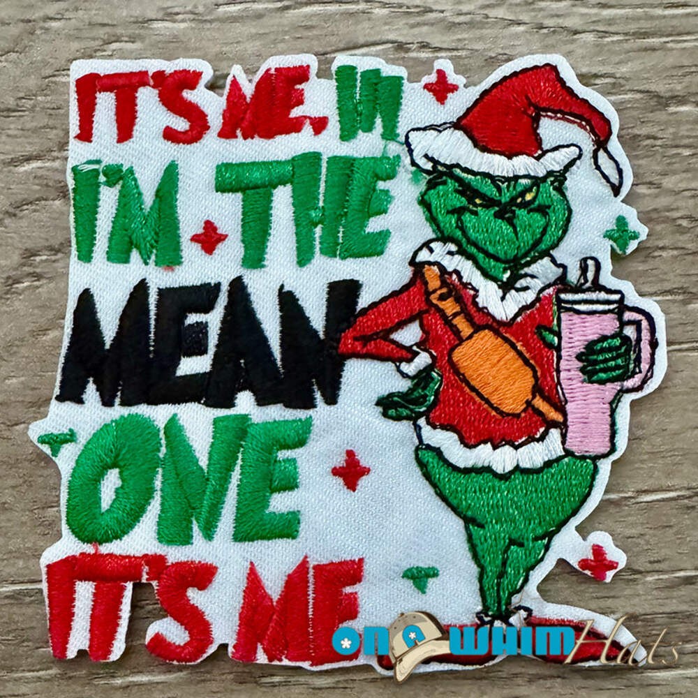 Mean One Grinch Iron-On Patch