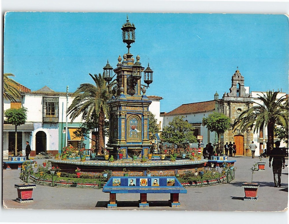 Postcard Generalissimo Square Algeciras Spain