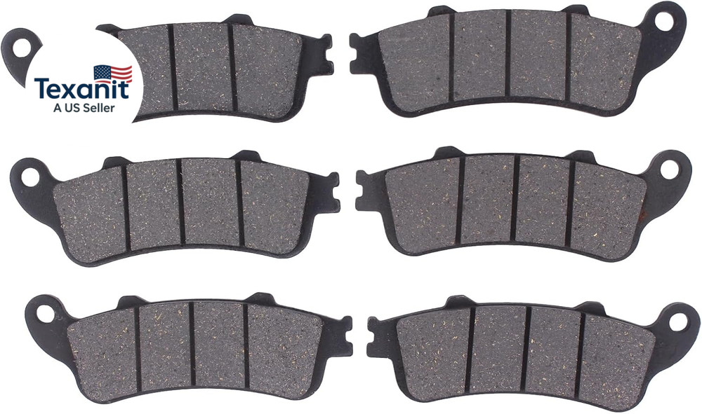 Front and Rear Brake Pads for Honda GL1800 Goldwing CBR1100XX ST1100 ST1300 VTX1