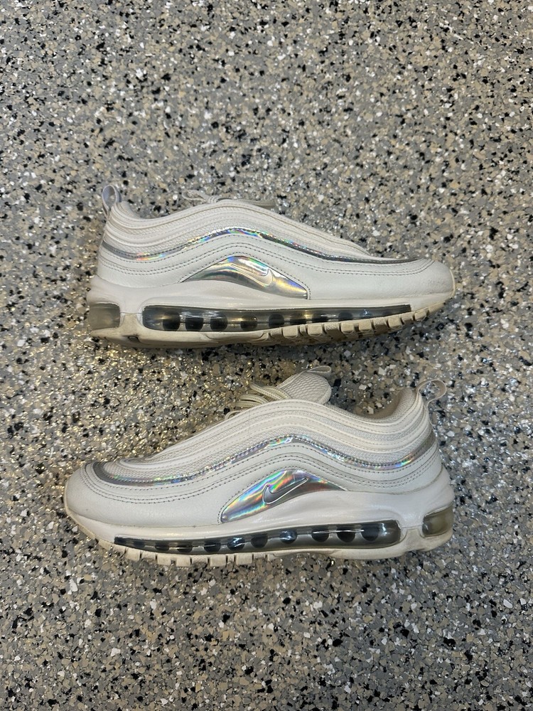 Women’s Nike Air Max 97 Iridescent White Size 7.5 CJ9706-100