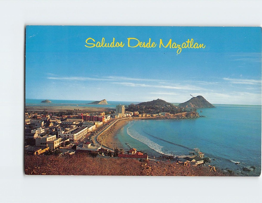 Postcard Saludos Desde Mazatlan Mexico