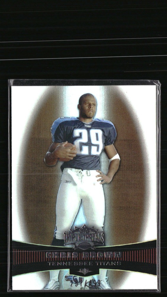 Chris Brown 2006 Topps Triple Threads #52 NFL Football Card
