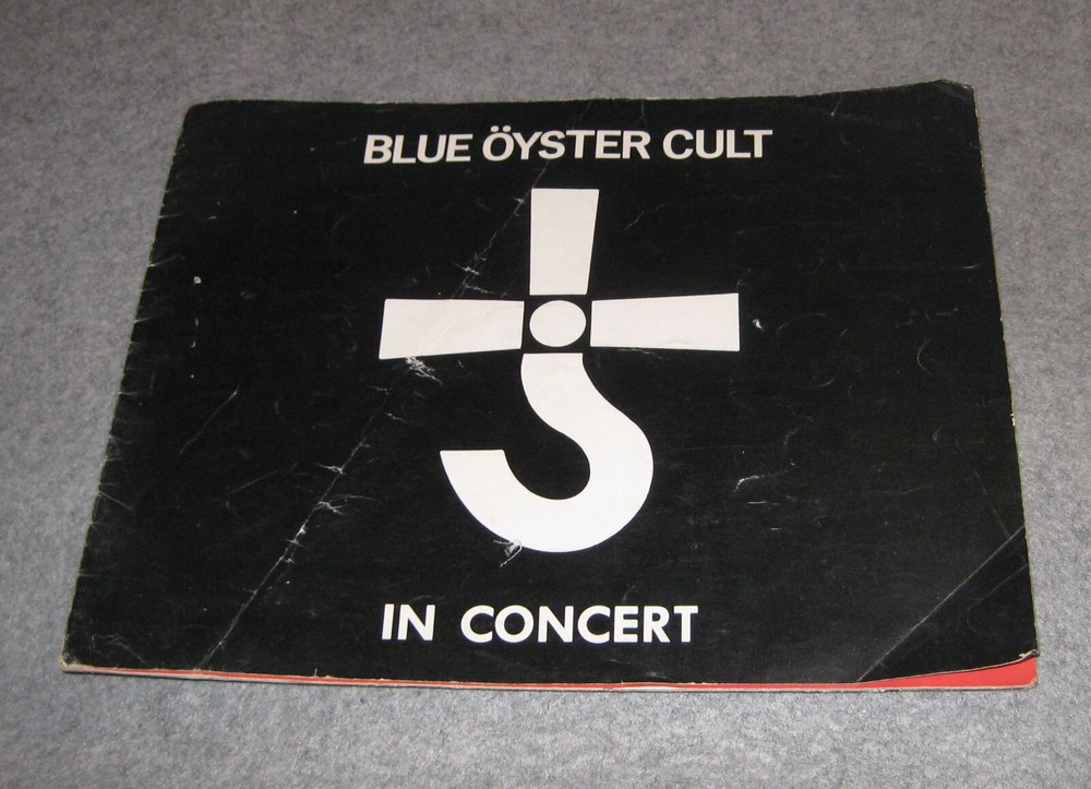 Vintage Blue Oyster Cult Concert Tour Book Program 1978