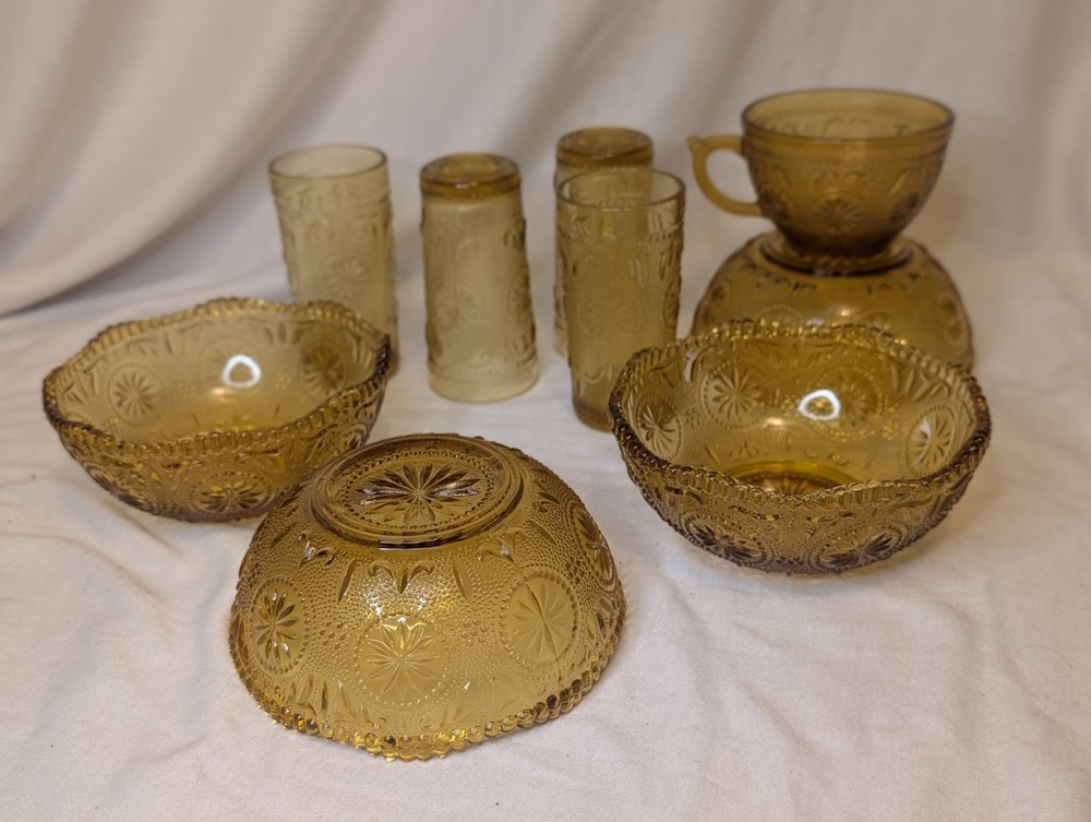 Lot Of Vintage Brockway Glass Co Glassware