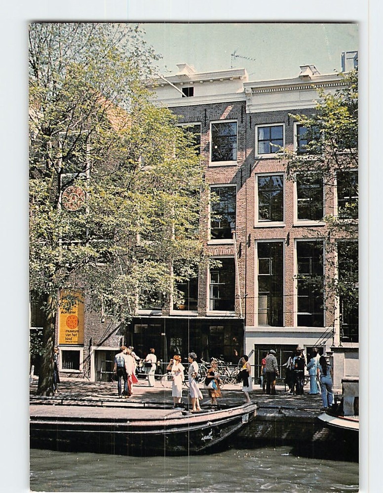 Postcard Anne Frank House Amsterdam Netherlands