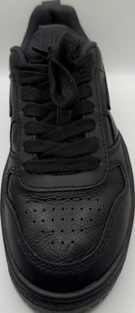 Diesel Men's Black Leather Lace-Up Low-Top Casual Sneakers US 7