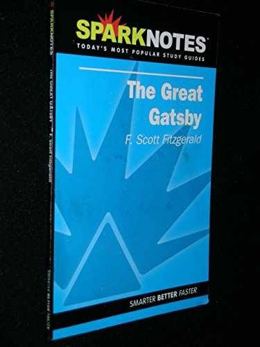 The Great Gatsby (SparkNotes) - Paperback, by F. Scott Fitzgerald - Very Good