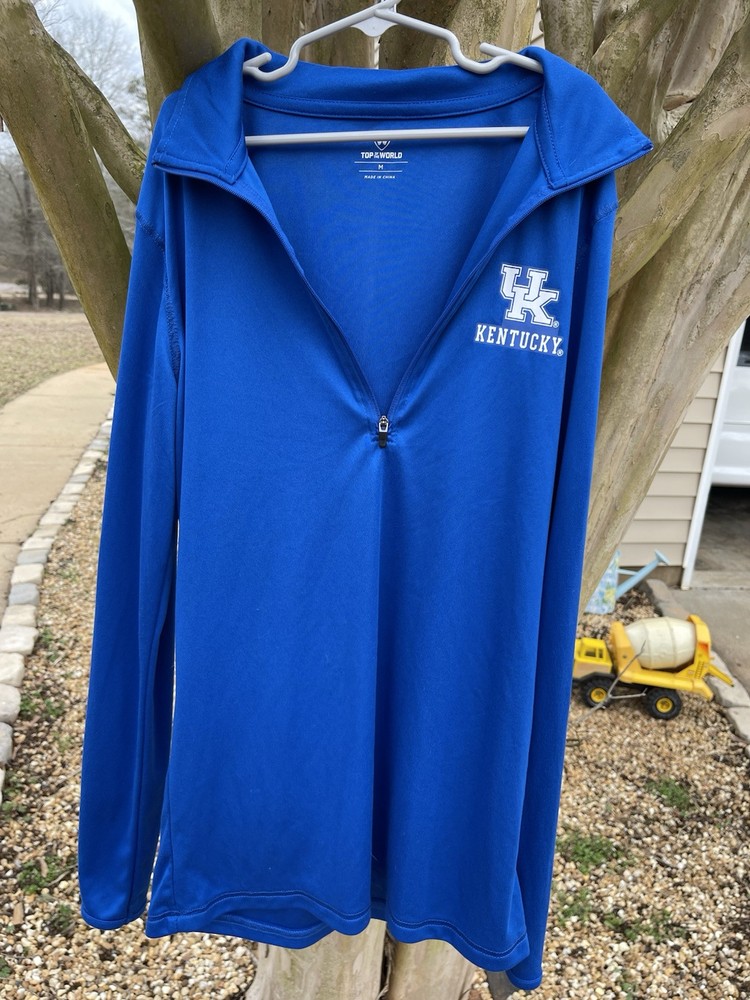 University Of Kentucky Blue Pullover Jacket NWOT Size Medium