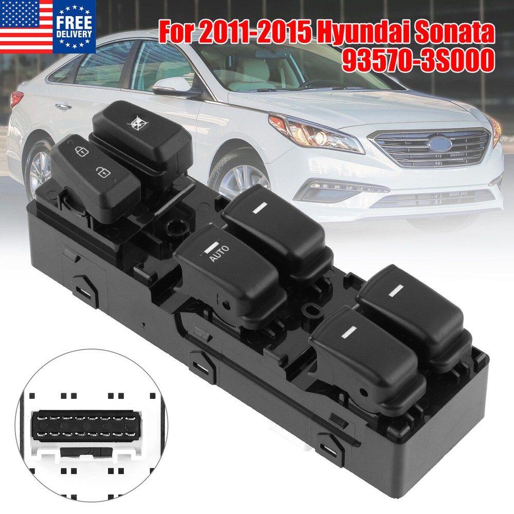 ✅For 2011-2015 Hyundai Sonata Front Left Driver Side Master Power Window Switch