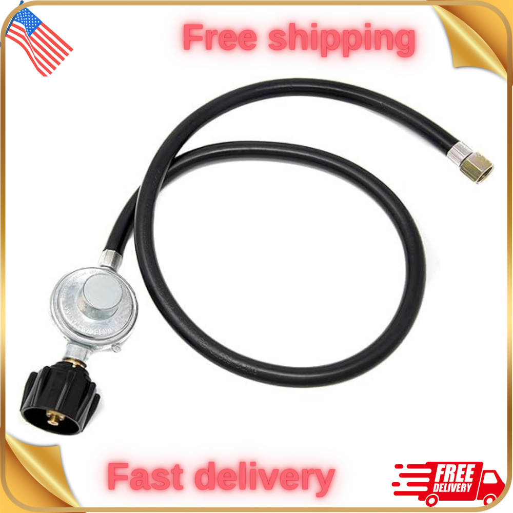 Propane Gas Pit Grill Hose and Regulator for Weber Genesis Series 3FT