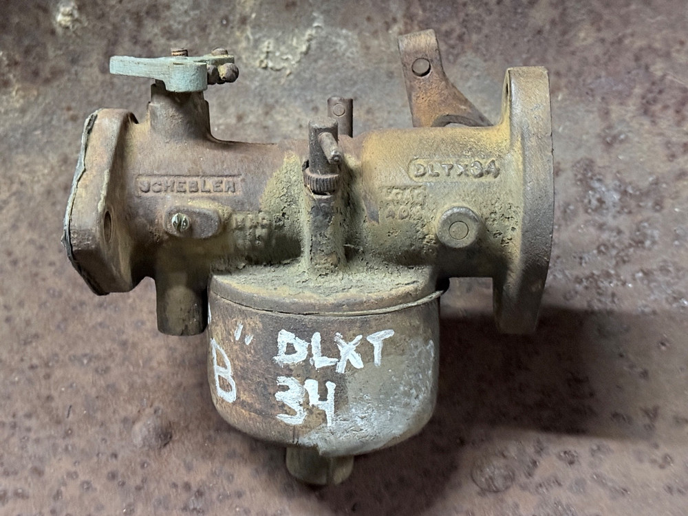 John Deere B Tractor DLTX 34 Carburetor OEM