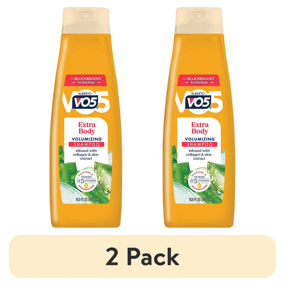 Alberto VO5 Extra Body Volumizing Shampoo with Collagen for All Hair (2 pack)