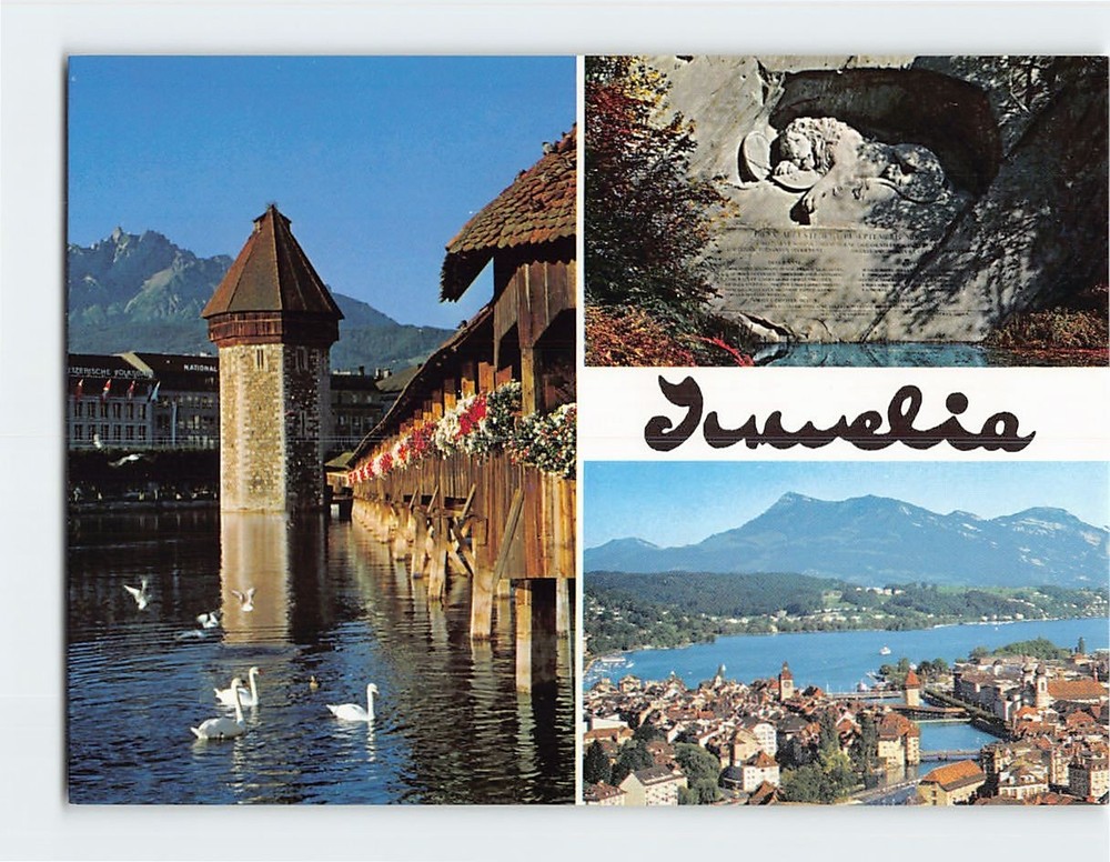 Postcard Scenes & Views Lucerne Switzerland