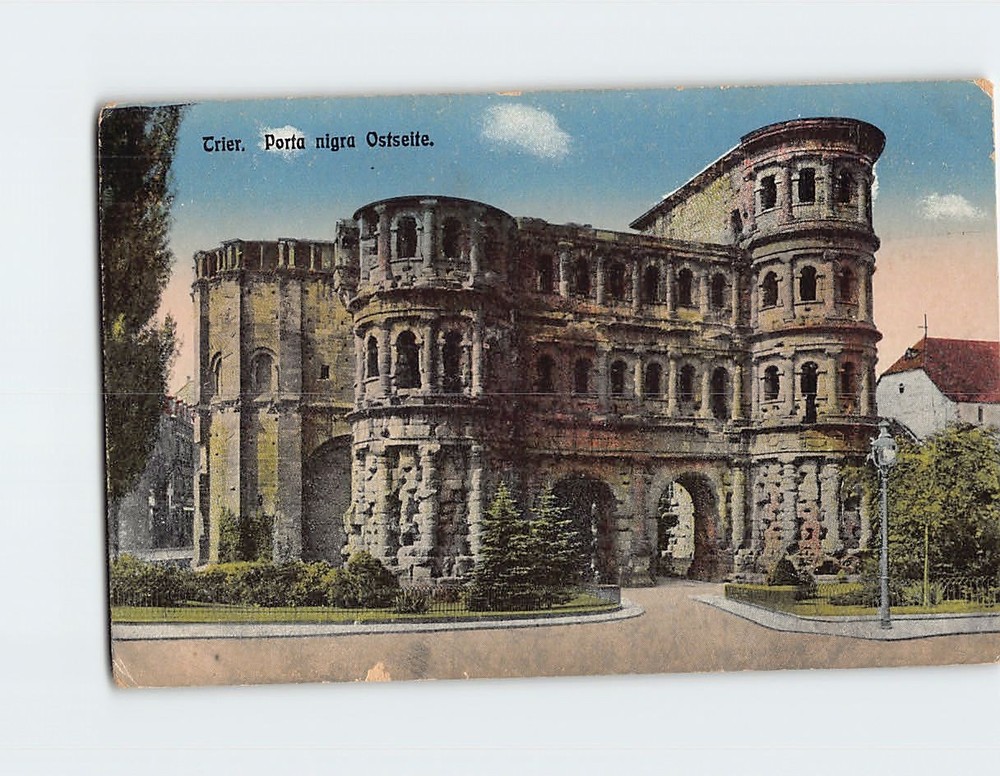 Postcard Porta Nigra Trier Germany
