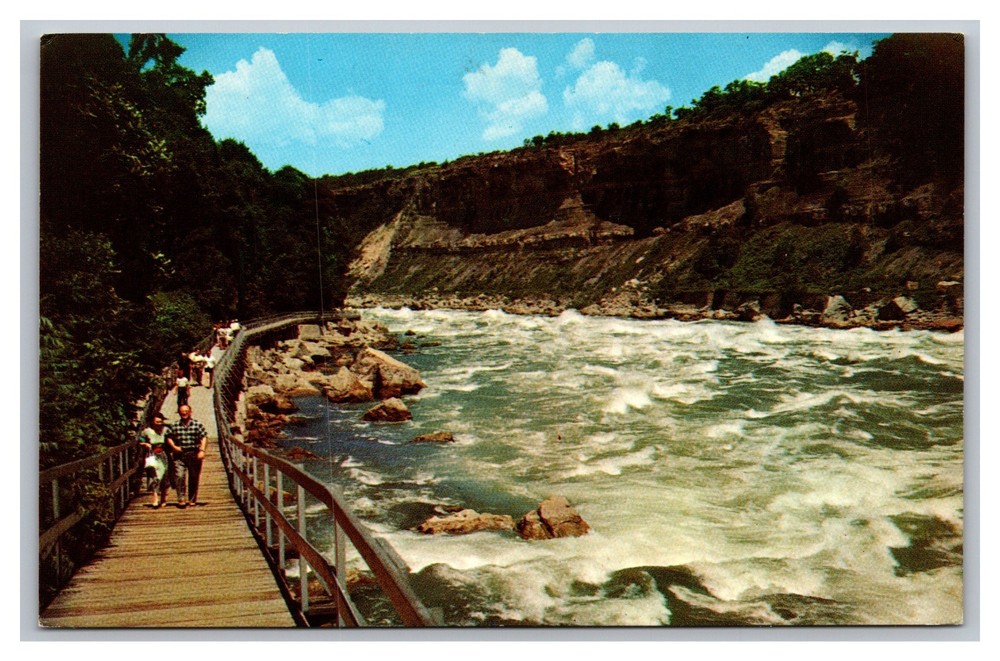 Niagara Falls Ontario Canada Great Gorge Rapids Boardwalk Chrome Postcard