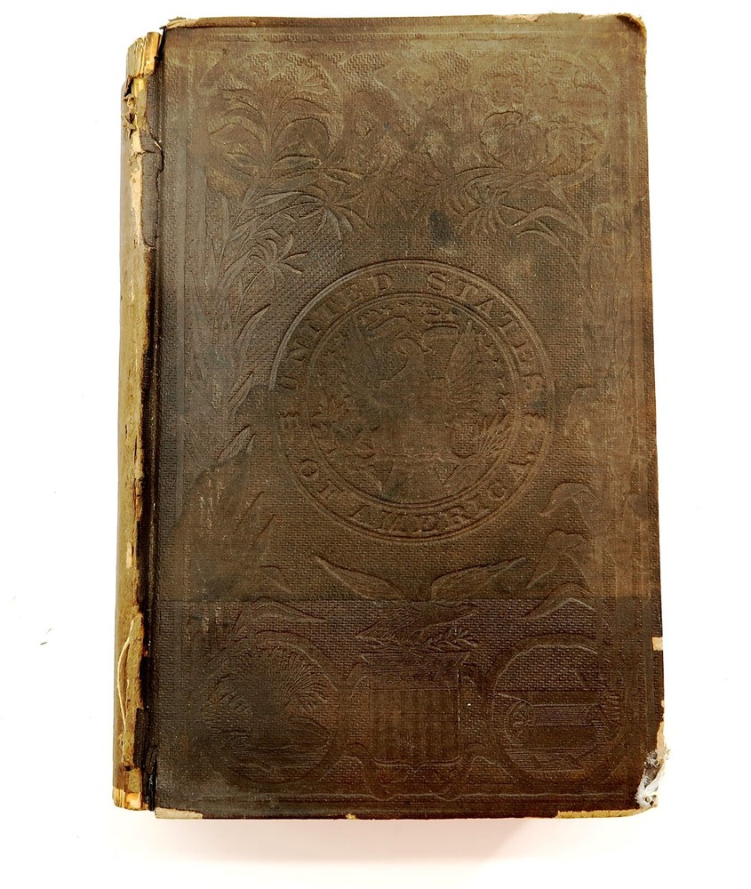 Antique 1860 REPORT OF THE COMMISSIONER OF PATENTS for 1859 Book ~ Volume 1