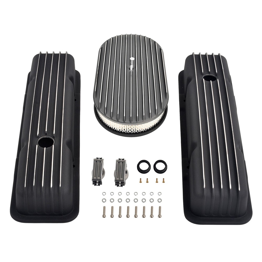 Short Finned Valve Covers & 15