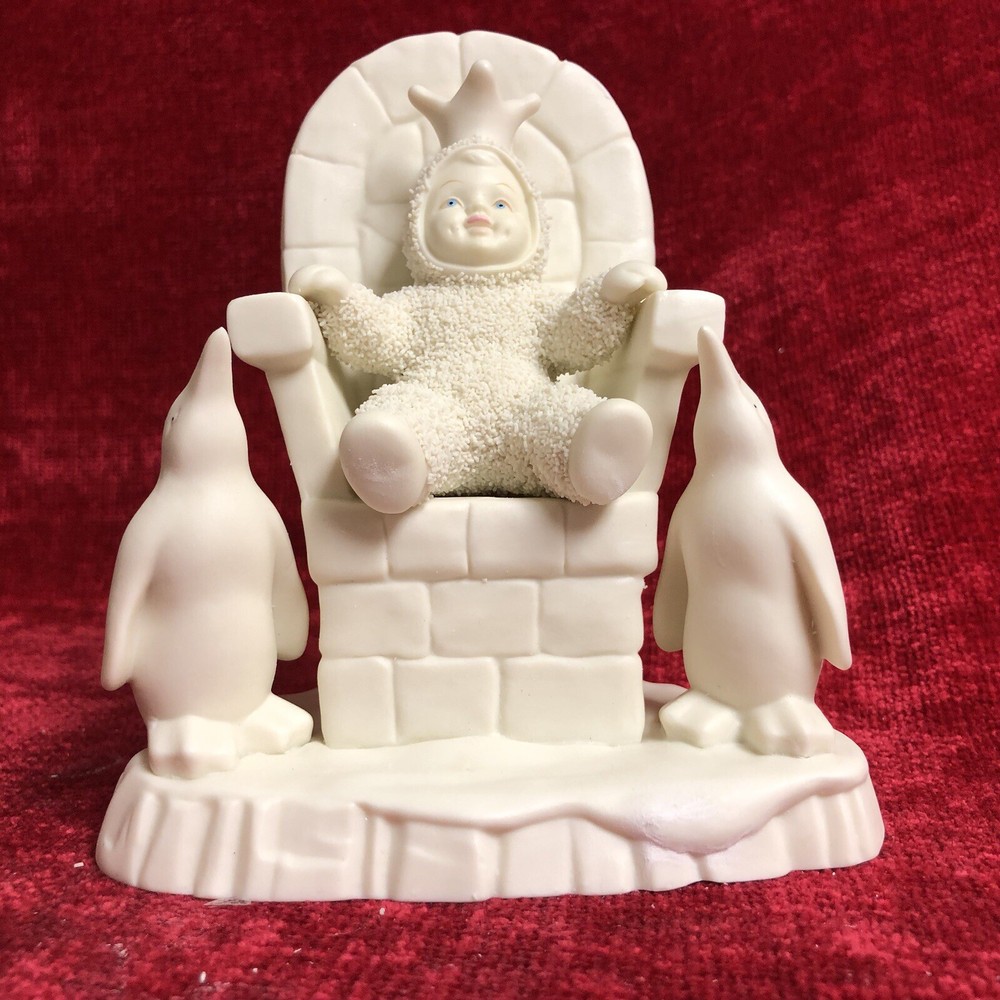 Dept 56 Snowbabies Crown Me Figurine 69056 Retired New in Box