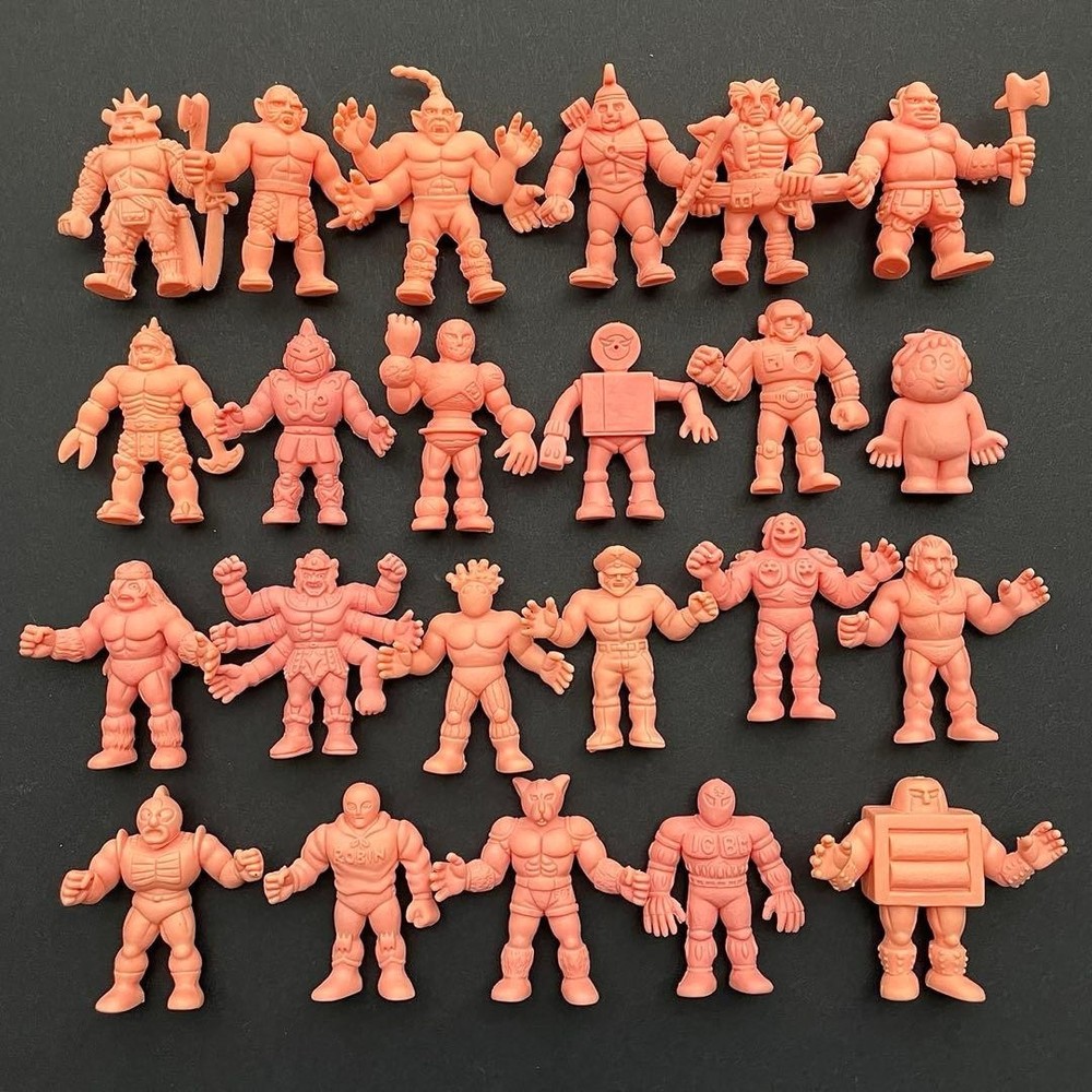 Vintage Kinnikuman Kinkeshi Parts 9 & 10 23 Figures Full Set Collectible Toy AI