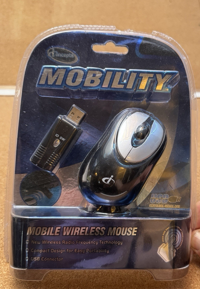 Concepts Mobility Wireless Mouse with Bluetooth Connectivity