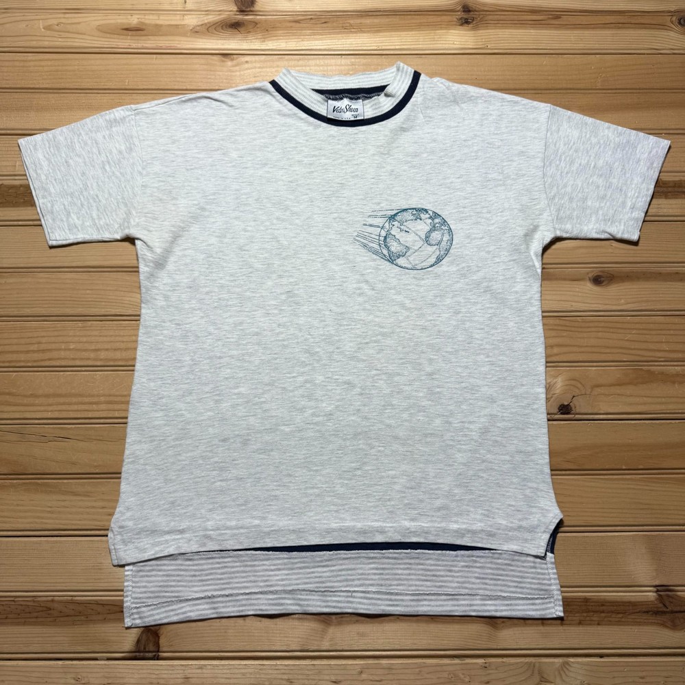 Vintage 80s World Volleyball Training Center Huguenot NY T-Shirt USA Made Medium