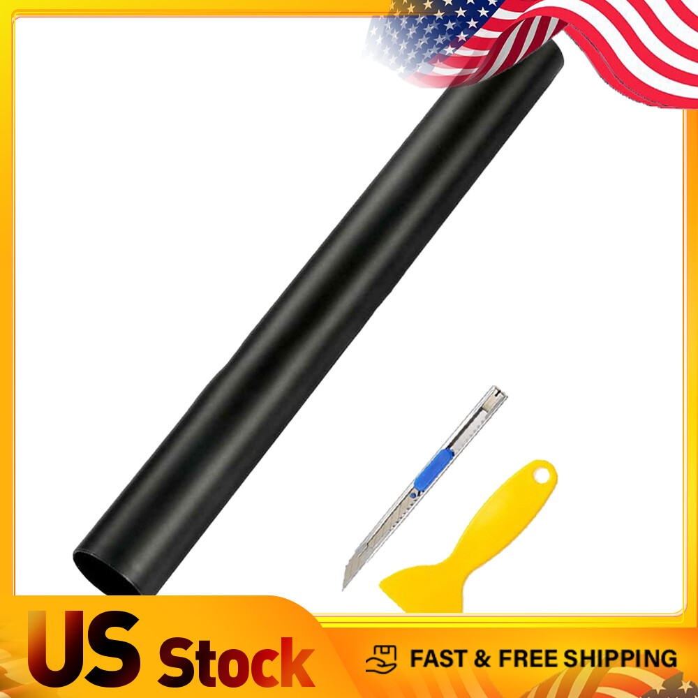 Dark Black Smoke Headlight Taillight Fog Light Tint Vinyl Film 12x72